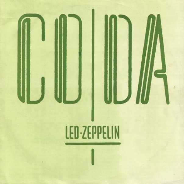 Coda (альбом led zeppelin)задний план а также песни