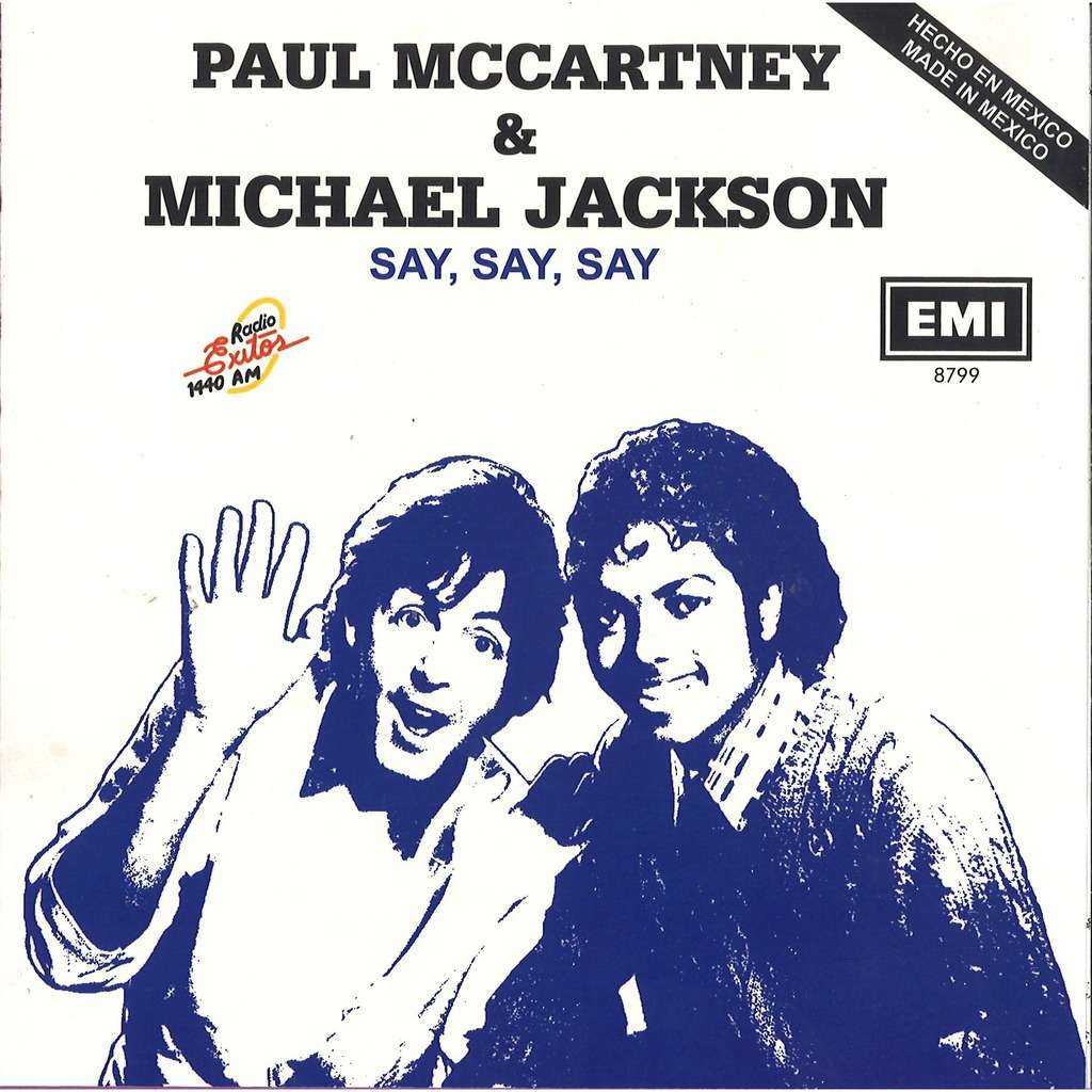 Paul mccartney say say say. Пол Маккартни say say. Paul MCCARTNEY and Michael Jackson.
