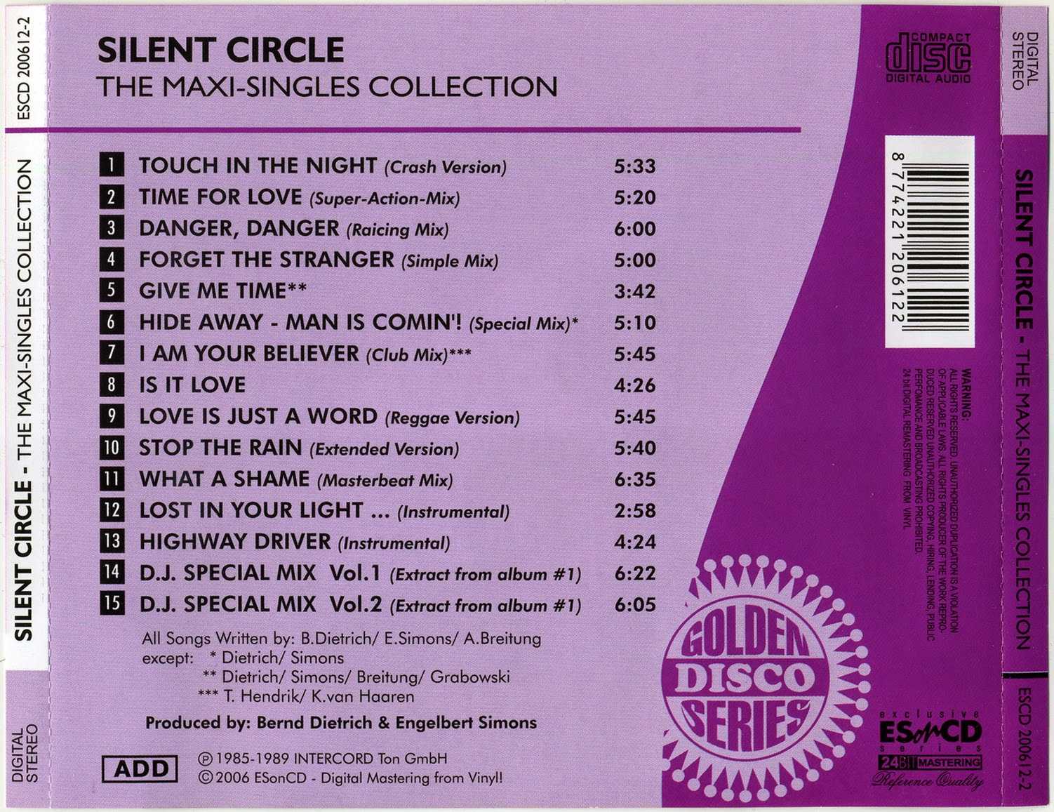 Singles flac. Silent circle no. 1 1986. Silent circle the Maxi-Singles collection. Обложки CD Silent circle. Silent circle Touch in the Night обложка.