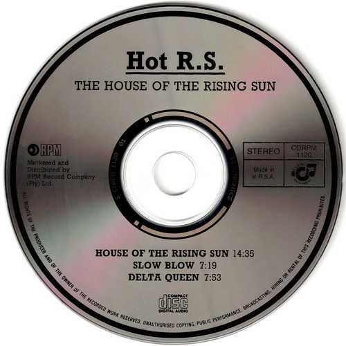 Песня me house. Hot r.s. - the House of the Rising Sun (1977). Hot r.s.. Hot r.s. обложка. Hot r s группа.