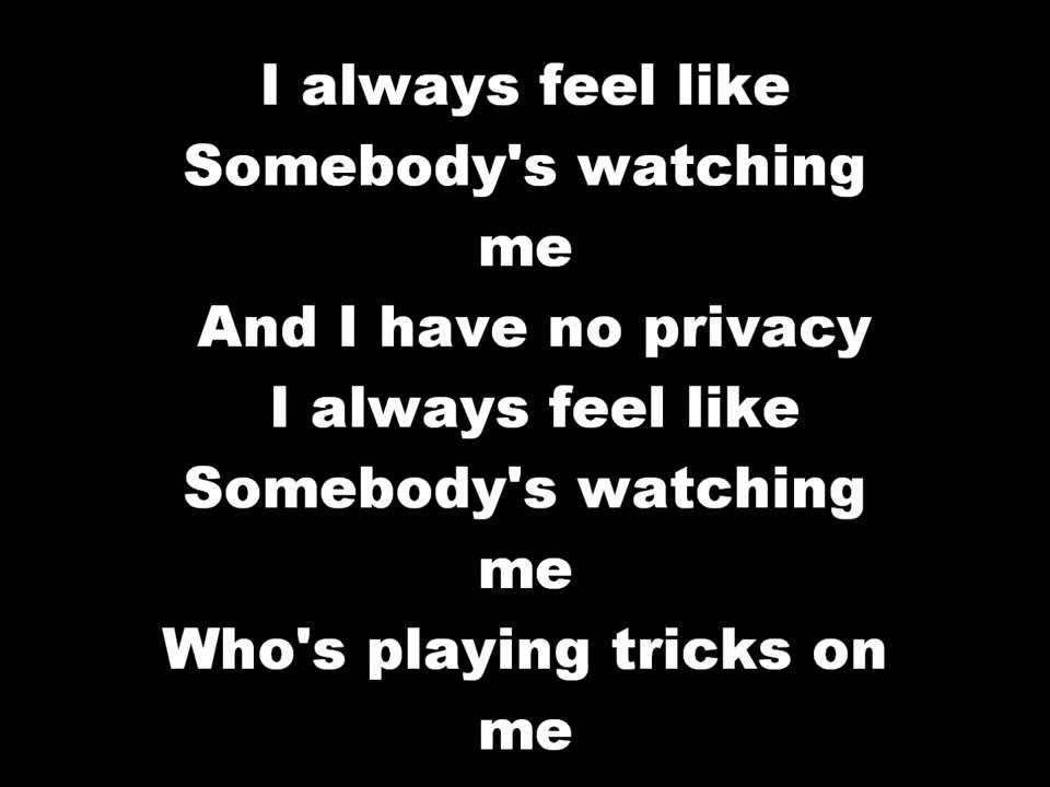 Somebodys watching me (альбом) - википедия