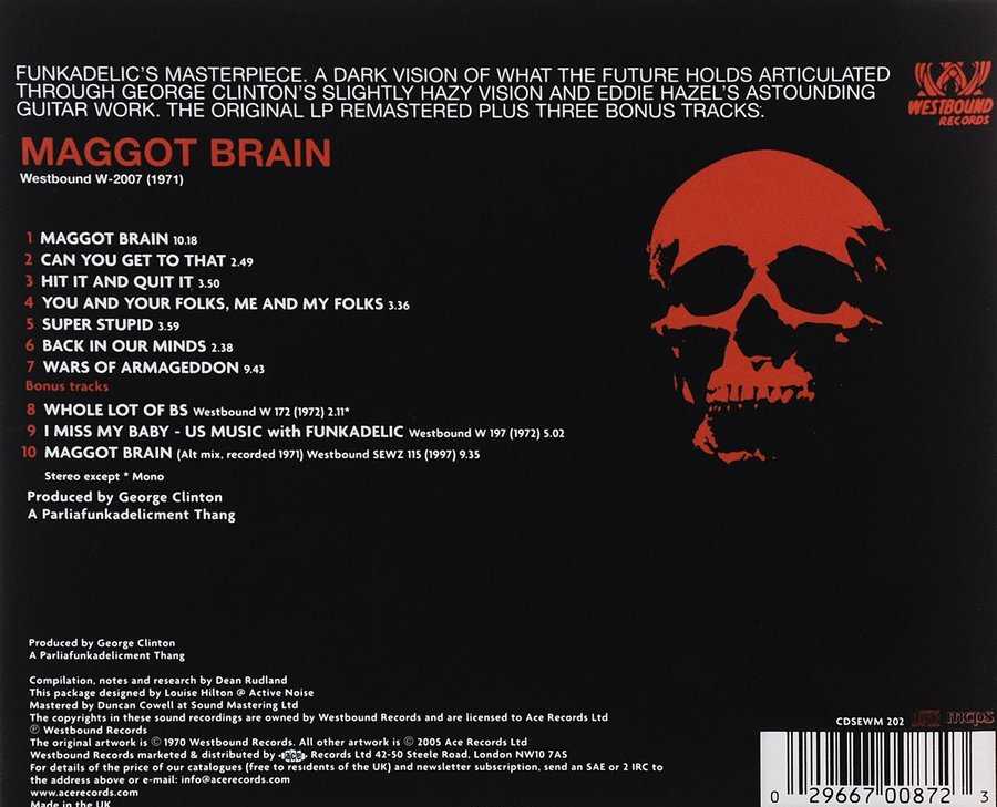 Funkadelic альбом maggot brain (1971)